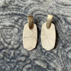 Kendra Scott White Howlite Aragon Earrings
